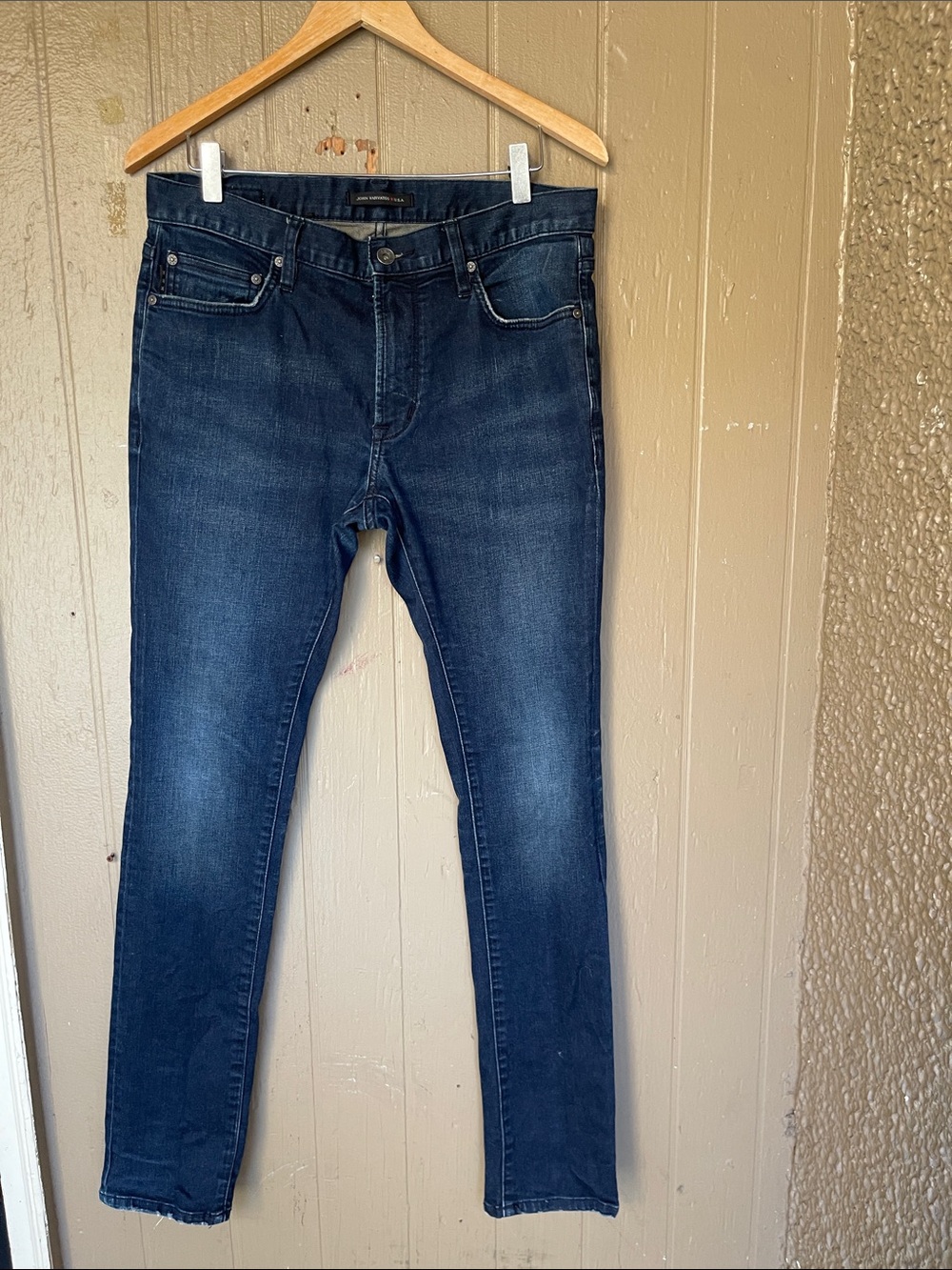 John Varvatos Men's Dark Blue Skinny Jeans Size 31